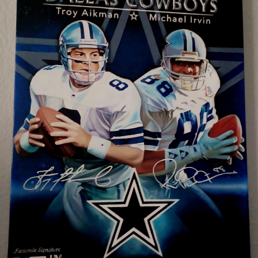 Dallas cowboys  oil painting